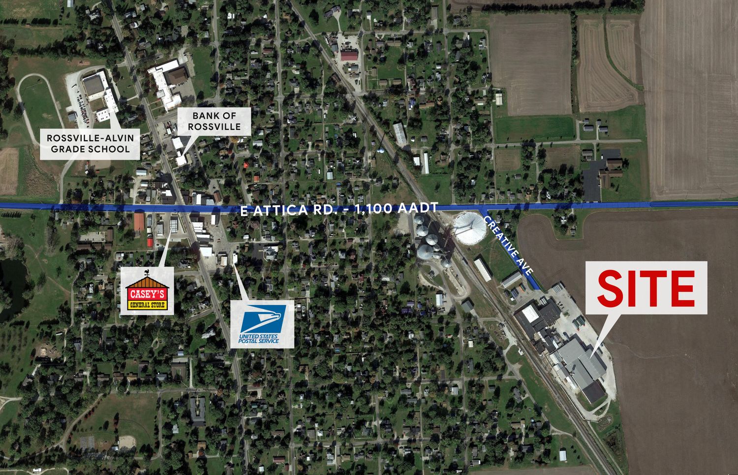 INDUSTRIAL WAREHOUSE & OFFICE: 1 Creative Way, Rossville, IL 60963